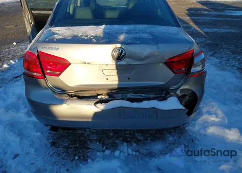 2012 Volkswagen Passat 2.5L Se from USA, damaged, VIN 1VWBP7A37CC052991